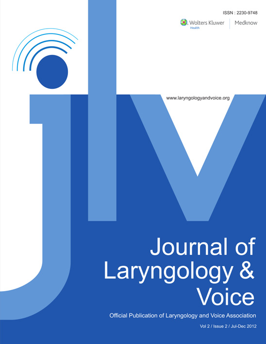 Journal of Laryngology and Voice